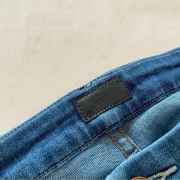 MOTHER The Looker Ankle Fray in Satisfaction Guaranteed Medium Wash Size 27 - Picture 4 of 7